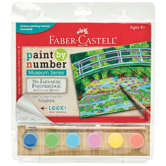 Faber-Castell&#xAE; Paint By Number Museum Series Kit, Japan Footbridge